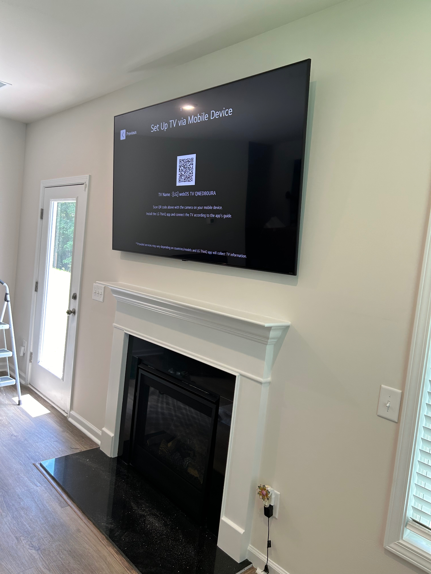 Over-Mantel Fireplace Mount