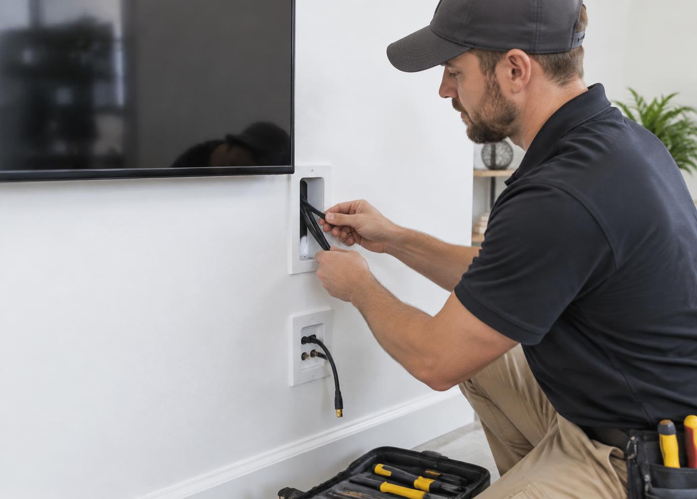 In-Wall Wire Concealment